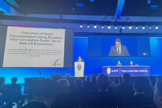 Researchers present their findings of a study on donation after circulatory death.