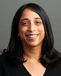 A photo of Theresa Alenghat, VMD, PhD.