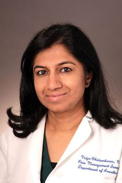 A photo of Vidya Chidambaran.