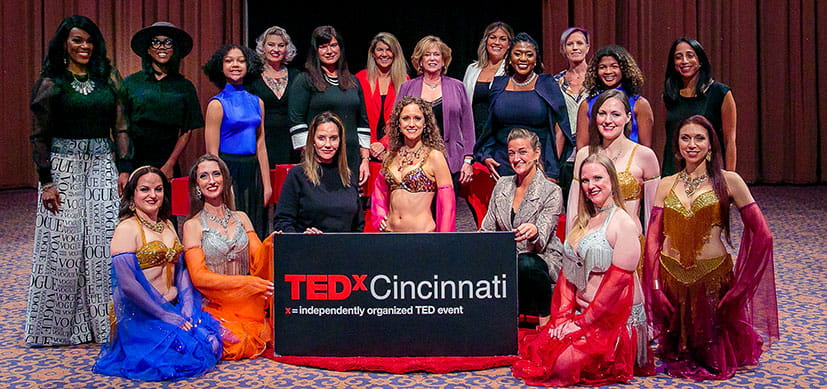 Alenghat, Gardner Grace the Stage at TEDx CincinnatiWomen Event