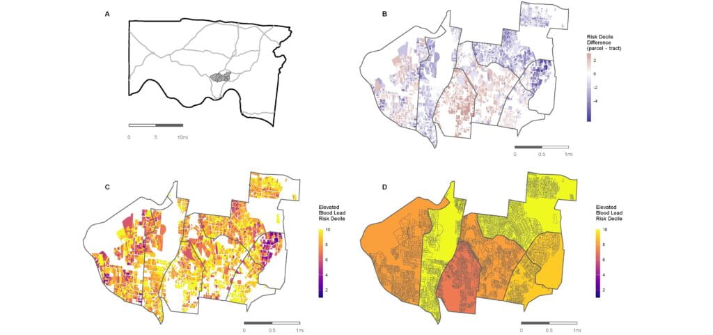 Parcel-Level Data Improves Risk Prediction for Childhood Lead Exposure