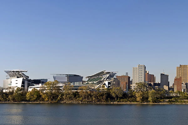 Cincinnati Riverfront.