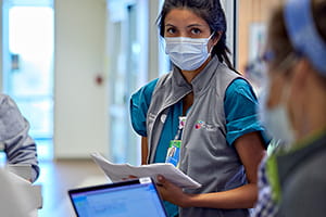 Working at Cincinnati Children's.