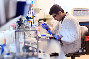 A photo of a Cincinnati Children's researcher.