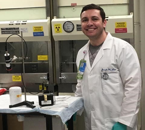 Joby MacLean, encargado de medicina nuclear.