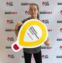 Anna with CMN sign. 