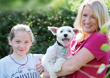 Angela and daughter Macy.