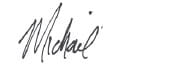 Michael Fisher signature. 