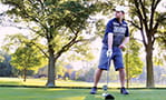 Ryan learned how to swing a golf club one-handed and mad it onto his college’s golf team.