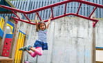 Girl at playground.