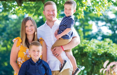 Grateful mom Tiffany and family.