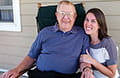 Jerry and granddaughter.