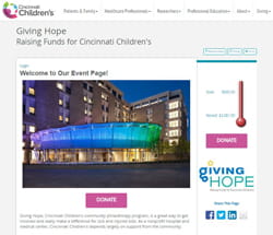 Create a personal giving page.