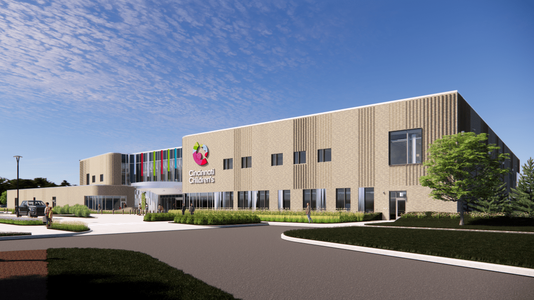 Cincinnati Children's new Eastgate location on Ivy Pointe Blvd., opening Nov. 3, 2025.
