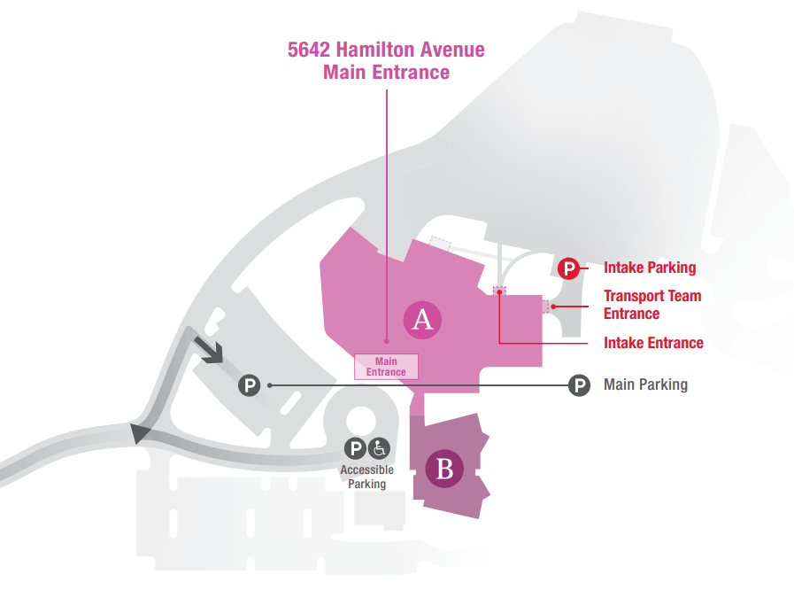 Cincinnati Children's College Hill parking