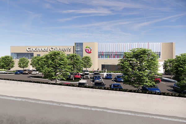 A rendering of Cincinnati Children's Eastgate.