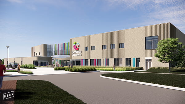 A rendering of Cincinnati Children's Eastgate.