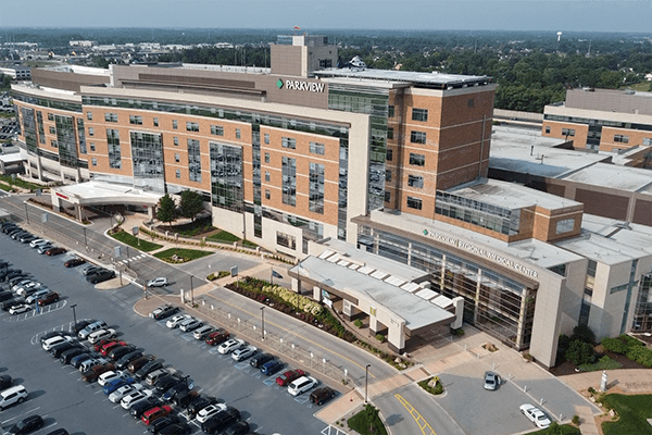 An exterior image of Parkview Health.