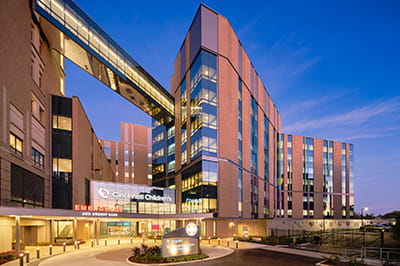 Cincinnati Children's Critical Care Building.