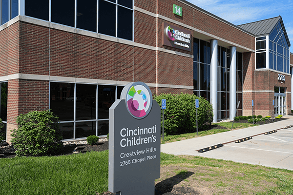 Exterior view of the Crestview Hills neighborhood location.
