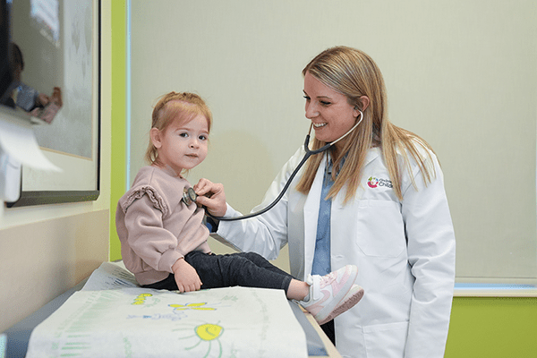 Doctor with patient.