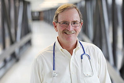 Robert Frenck, MD, oversees the Gamble Vaccine Research Center at Cincinnati Children’s.