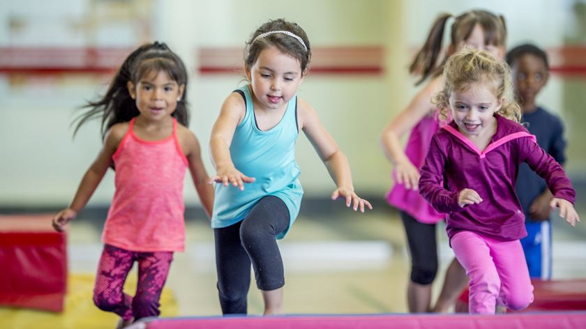 kids running