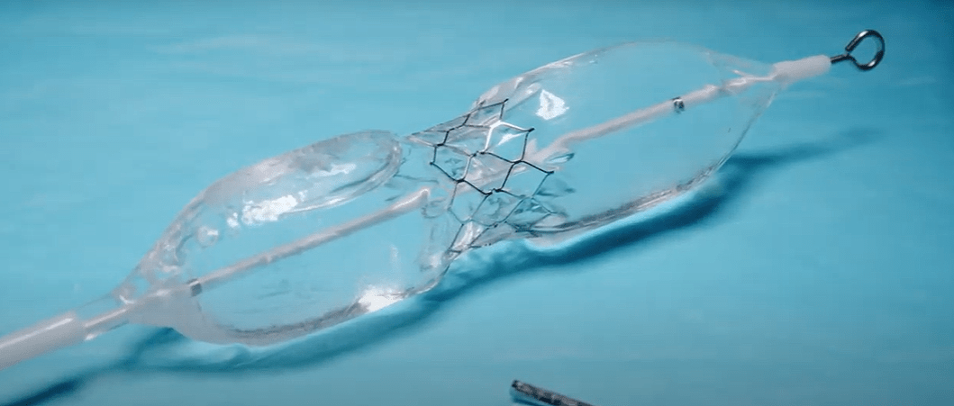 Photo of a stint on a blue background.