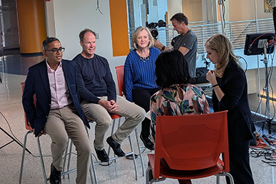 Cincinnati Children's researchers being interviewed by the TODAY Show.