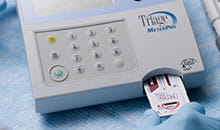 Neutrophil gelatinase-associated lipocalin (NGAL) testing device.