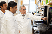 An image of researchers in the lab.
