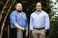 An image of Ronald Vagnozzi, PhD, and Jeffery Molkentin, PhD.