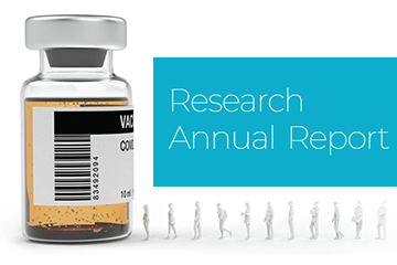 An illustration of people waiting for the vaccine.