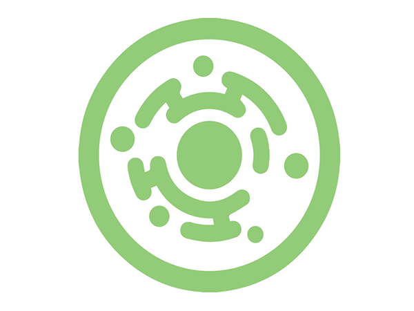 Graphic of a green circle representing a stem cell.