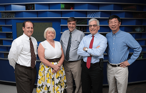 A photo of faculty members from Cancer and Blood Diseases Institute.