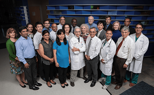 A photo of faculty members from Gastroenterology, Hepatology and Nutrition.