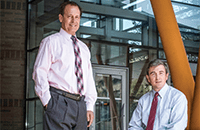 A photo of Russell Ware, MD, PhD, and Patrick McGann, MD.