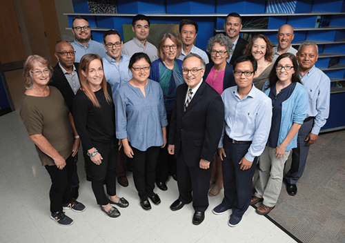 A photo of faculty members from Biostatistics and Epidemiology.