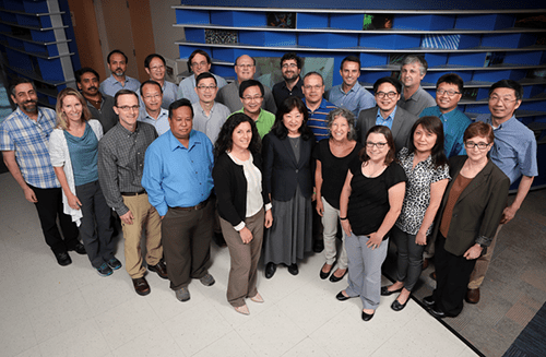 A photo of faculty members from Experimental Hematology and Cancer Biology.