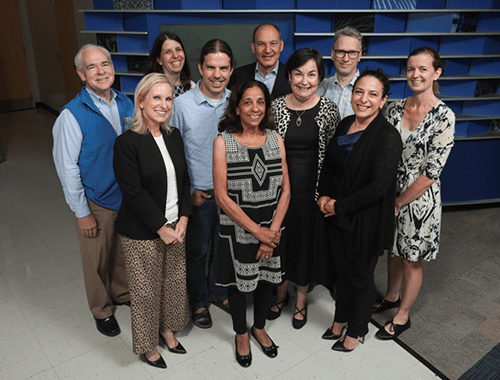 A photo of faculty members from the James M. Anderson Center for Health Systems Excellence.
