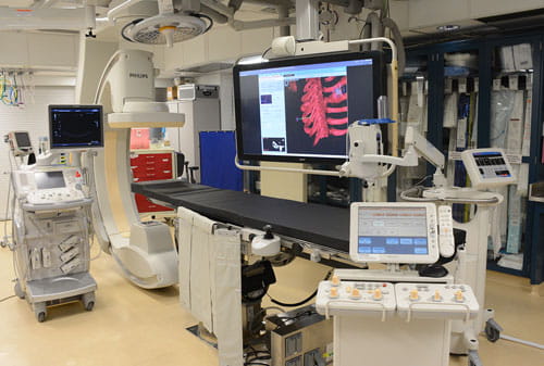 A look inside the Interventional Radiology – Translational Research & Simulation Lab.