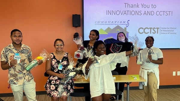 A photo of students at our summer student farewell ceremony.