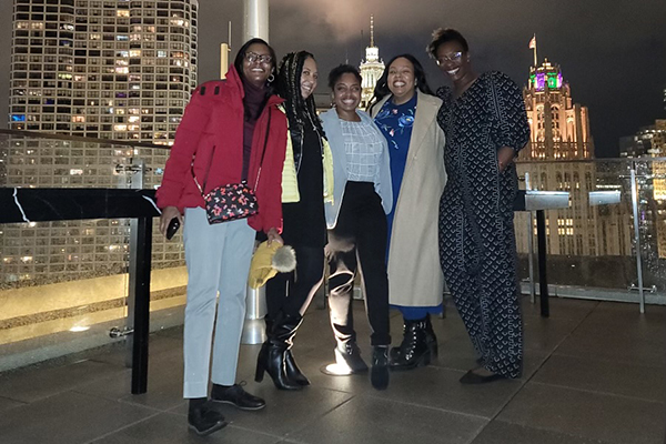 Dr. Williford and a group of psychologists.