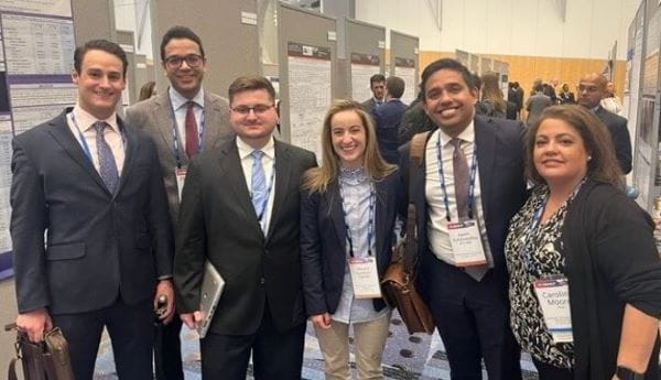 The Cardiothoracic Surgery Research team together in Denver, CO to present accepted abstracts at The International Society for Heart and Lung Transplantation 43rd Annual Meeting.