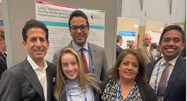 The Cardiothoracic Surgery Research team together in Denver, CO to present accepted abstracts at The International Society for Heart and Lung Transplantation 43rd Annual Meeting.