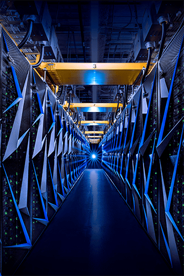 A data center at Oak Ridge National Laboratory.