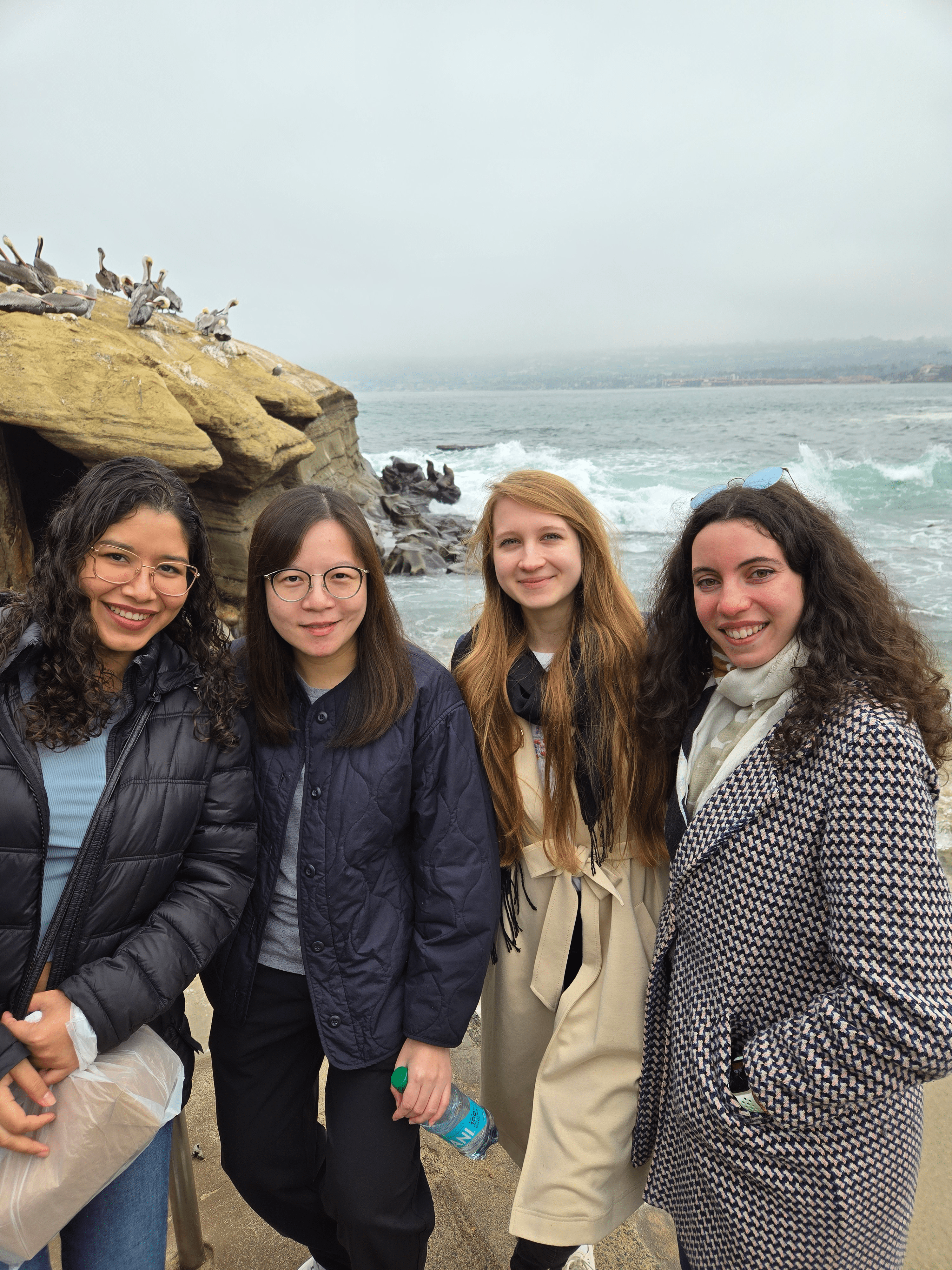 Jones Lab at the beach in San Diego after ASH 2024.