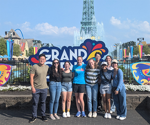 Miles lab team at Kings Island 2024.
