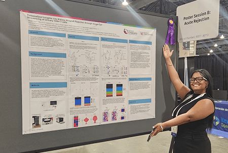 Ramiah shares her poster.