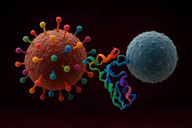 T cell project image.